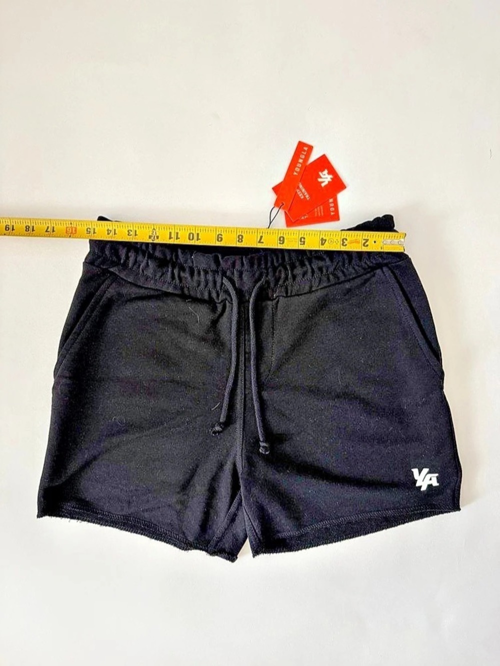 YoungLA Men's Black Athletic Shorts NWT